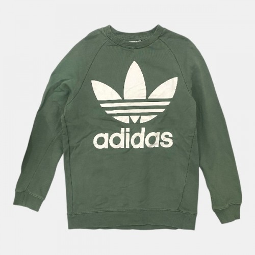 Adidas Originals Ανδρικό Πράσινο Φούτερ Trefoil | Pre Owned
